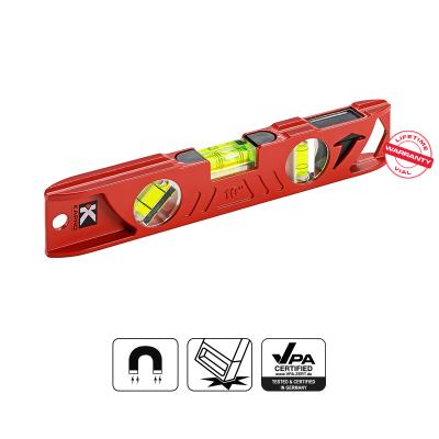 KAPRO Torpedo vaterpas 25 cm i støbt aluminium med DualView og magnet